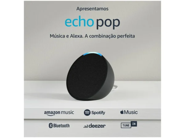 Echo Pop Compacto Smart Speaker com Alexa
